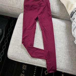 Fabletics NWT ULTRA HIGH-WAISTED SEAMLESS RIB LOUNGE LEGGING size small